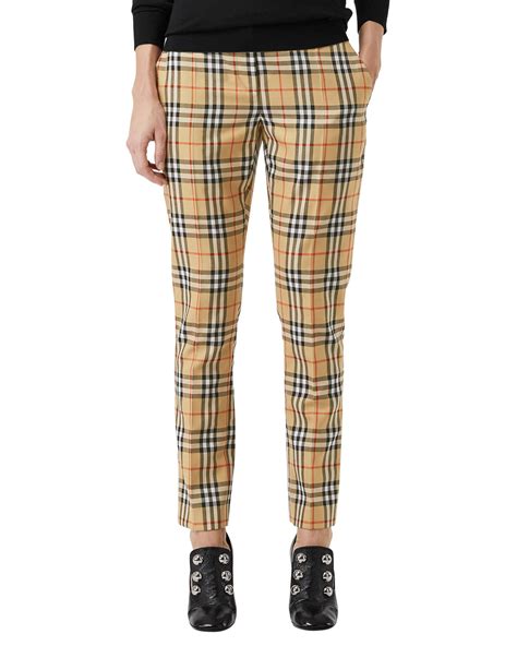 burberry plaid pants men's|burberry print pants men's.